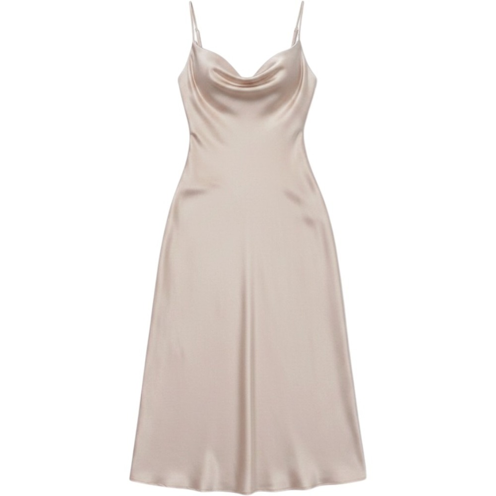 Womens Slip Dress Maxi Gown XL Satin Wedding Formal Date Night